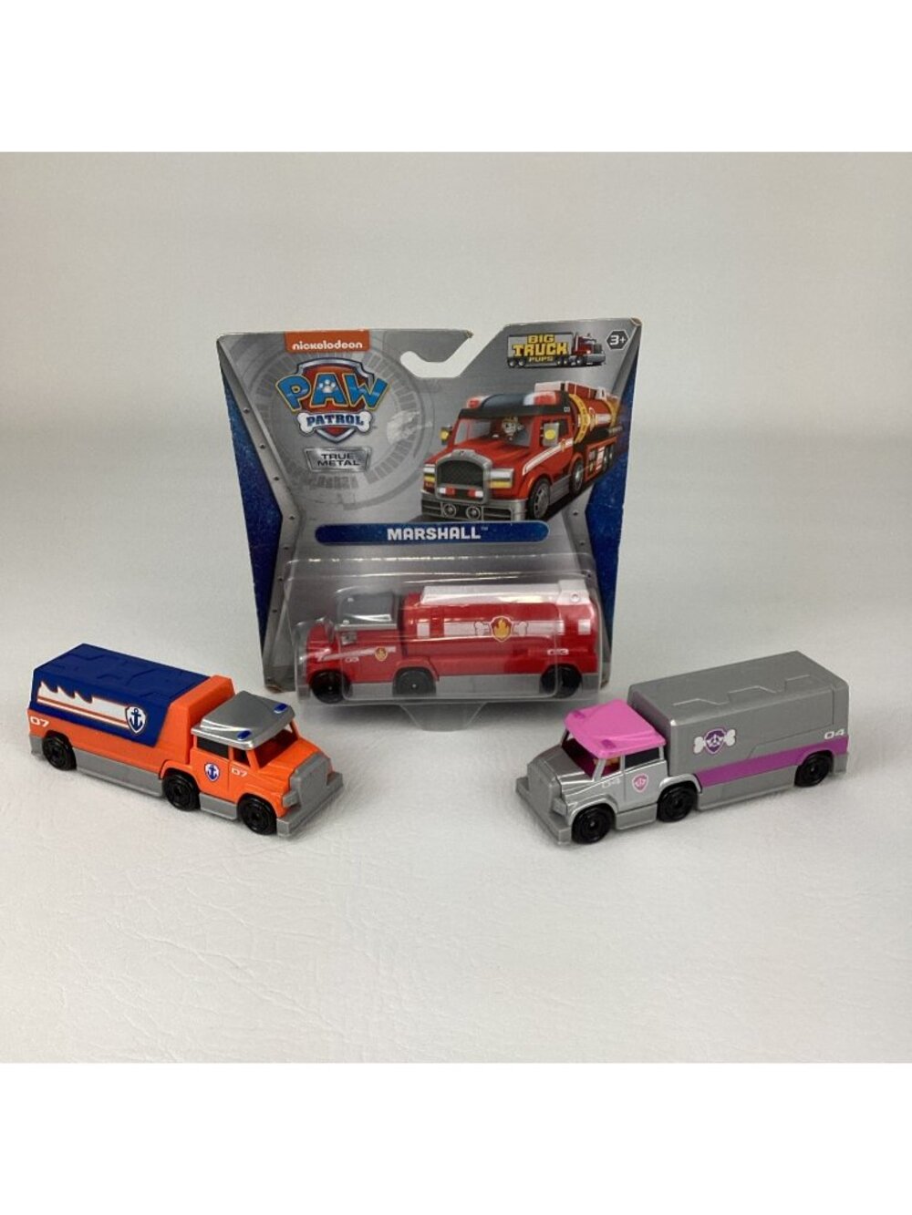 Paw Patrol Big Truck Pups True Metal Marshall Zuma Skye Diecast Lot Spin Master